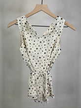 Load image into Gallery viewer, &quot;Merona&quot; Black and White Polk-a-Dot Blouse
