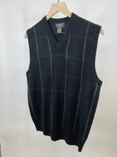 Load image into Gallery viewer, &quot;Dockers&quot; Black Vest with Grid Pattern
